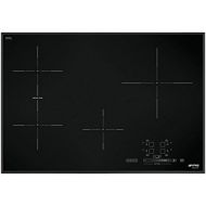 Smeg SIMU530B 31 Induction Cooktop with Angled-Edge Glass and 4 Full Power Cook Zones, Black