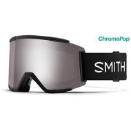 Smith Optics Adult Squad XL Asian Fit Snowboard Goggle Black wChromaPop Sun Platinum MirrorChromaPop Storm Rose Flash