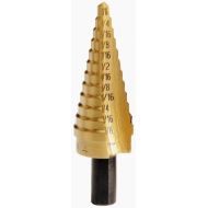 IRWIN Irwin 15104 Unibit4T Titanium Nitrate Coated 3/16-Inch to 7/8-Inch by 3/8-Inch Shank Step Drill Bit