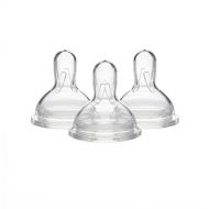 Medela Slow Flow Bottle Nipples with Wide Base, 3 Pack, Baby Newborns Age 0-4 Months, Compatible with All Medela Breast Milk Bottles, Made Without BPA