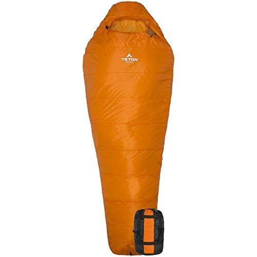  TETON Sports Altos-S 0F Ultralight Mummy Sleeping Bag, Orange