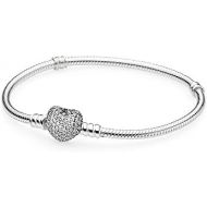 Brand: Pandora Pandora Moments Bracelet Silver Heart Pave PANDORA 590727CZ - 23