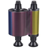 2 X R3011 Evolis YMCKO Color Printer Ribbon - 200 prints