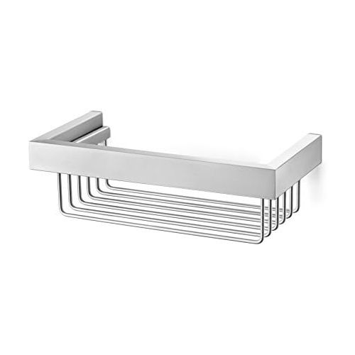  Zack 40371 Linea Wall Mounted Shower Basket, 2.76 by 10.43 by 5.12