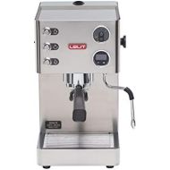 Lelit Grace PL81T semi-professionelle Kaffeemaschine fuer Espresso-Bezug, Cappuccino und Kaffee-Pads-Gebuerstetes Edelstahl-Gehause-LCD Display und LCC elektronisches Kontrollsystem,