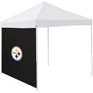 Logo Brands NFL Pittsburgh Steelers 9 x 9 Side Panel Canopy, One Size, Black