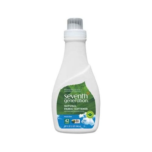  Fabric softener Seventh Generation Free & Clear Natural Liquid Fabric Softener, Neutral, 32oz, Bottle - Includes six bottles.
