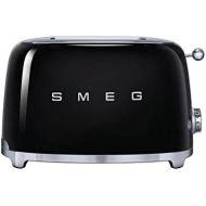 [아마존베스트]Smeg TSF01BLUS 50s Retro Style Aesthetic 2 Slice Toaster, Black