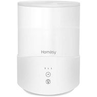 [아마존베스트]Homasy Cool Mist Humidifier Diffuser, 2.5L Essential Oil Diffuser with 7-Color Mood Lights, Top Fill Humidifier for Bedroom, Baby Humidifier with Adjustable Mist Output, Sleep Mode