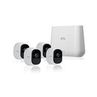Arlo Technologies, Inc Arlo Pro - Wireless Home Security Camera System with Siren | Rechargeable, Night vision, IndoorOutdoor, HD Video, 2-Way Audio, Wall Mount | Cloud Storage Included | 4 camera kit