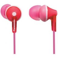 PANASONIC ErgoFit Earbud Headphones with Microphone and Call Controller Compatible with iPhone, Android and Blackberry - RP-TCM125-P - In-Ear (Pink)