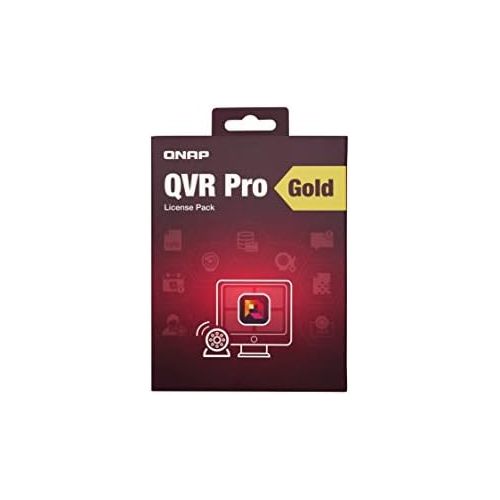  QNAP LIC-SW-QVRPRO-Gold Premium Feature Package QVR Pro Camera Channel Scalability 8 Channel License Included