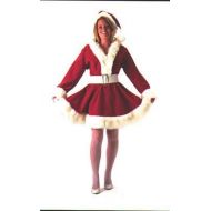 Halco 7054-8 Velvet Perky Pixie Christmas Costume - Medium