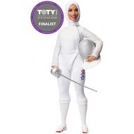 Ibtihaj Muhammad Barbie Doll with Fencing Uniform, Hijab, Sabre and Mask