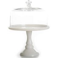 The Pioneer Woman Timeless Beauty 10 Milk White Glass Cake Stand (1)