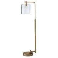 Hudson Industrial Floor Lamp - Brass - Threshold