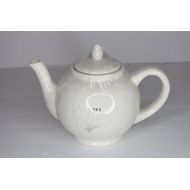 Rae Dunn Magenta Ceramic Stoneware Tea Pot Typewriter Tea. Teapot
