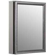 Kohler K-CB-CLW2026SS Single Door 20W X 26H X 5-14D Aluminum Cabinet with Decorative Silver Framed Mirrored Door, Not Applicable