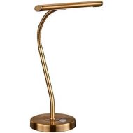 Arnsberg 579790104 Curtis LED Desk Lamp in Antique Brass