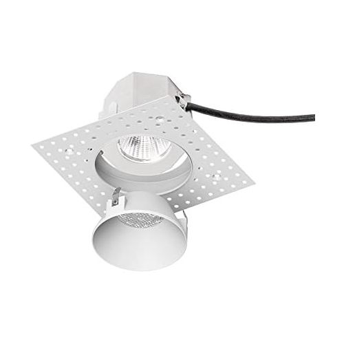  WAC Lighting R3ARDL-N927-WT Aether Round Invisible Trim with 90 CRI LED Engine Narrow 25 Beam 2700K Warm White