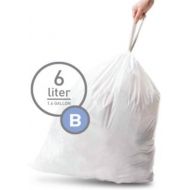 [아마존베스트]Simplehuman Bin Trash Can Bags Liners New 6l Litres Size B Box Pack of 30