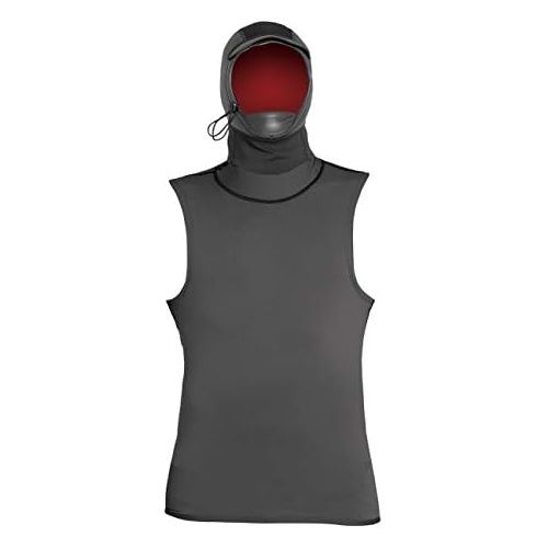  Xcel Insulate-X Vest with Hood with Bill and Neck Dam Fall 2018, Green, Medium2mm