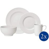 [아마존베스트]Villeroy & Boch 10-4153-8543 For Me Dinnerware, Premium Porcelain White