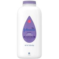 Johnsons Baby Johnson’s Lavender Baby Powder with Naturally Derived Cornstarch, Hypoallergenic and Paraben Free, 15 oz, Packaging May Vary (pack of 6)