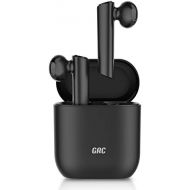 GRC True Wireless Bluetooth Earbuds in-Ear Stereo Bluetooth 5.0 Headphones Wireless Earphones, 42H Playtime 3D Stereo Sound Wireless Headphones, Built-in Microphone,Deep Bass with