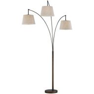Artiva USA LED602109FBT Luce LED Arched Floor Lamp, 84 inches, Antique Bronze