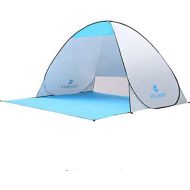 Dylisy dylisy Automatische Instant Pop-Up Zelt Outdoor Camping Zelt Strandzelt Anti Uv Shelter Angeln Wandern Picknick (120 + 60) x150x100Cm