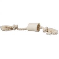 Leaps & Bounds Rope Tug Dog Toy in White