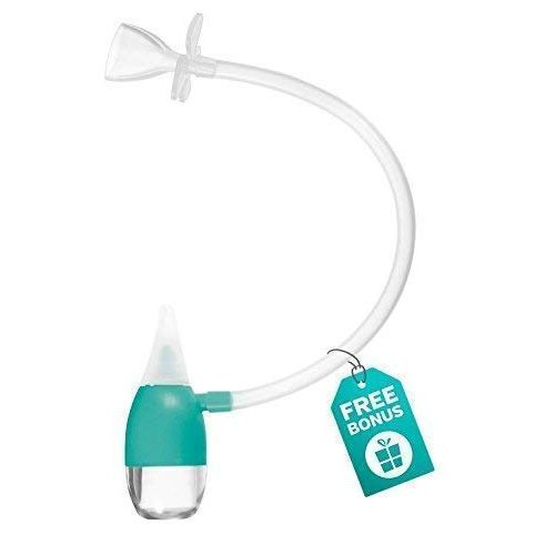  OCCObaby Baby Nasal Aspirator - Safe Hygienic and Quick Battery Operated Nose Cleaner with 3 Sizes of Nose Tips and Oral Snot Sucker for Newborns and Toddlers (Limited...