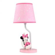 Lambs & Ivy Disney Baby Minnie Mouse Celestial Lamp with Shade & Bulb, Pink