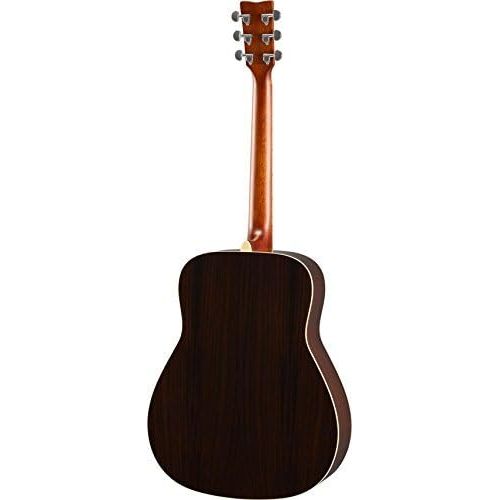 야마하 Yamaha FG830 Solid Top Folk Guitar, Natural