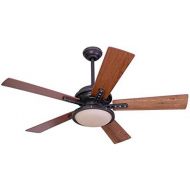 Harbor Breeze Lake Cypress 52-in Black Iron Indoor Downrod Or Close Mount Ceiling Fan with Light Kit and Remote