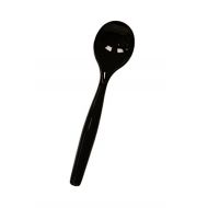 Party Essentials 18 Count Heavy Duty Hard Plastic Serving Spoons, 10, Black