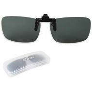 yodo Upgraded Polarized Flip up Clip on Sunglasses Over Prescription Glasses for Men Women Driving Fishing Outdoor Sport