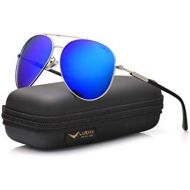 [아마존 핫딜]  [아마존핫딜]LUENX Aviator Sunglasses Womens Polarized Mirror with Case - UV 400 Protection 60MM