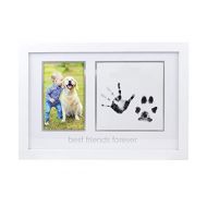 Pearhead Baby and Pet Best Friends Forever Keepsake Frame, Nursery Decor, Baby Shower Gift
