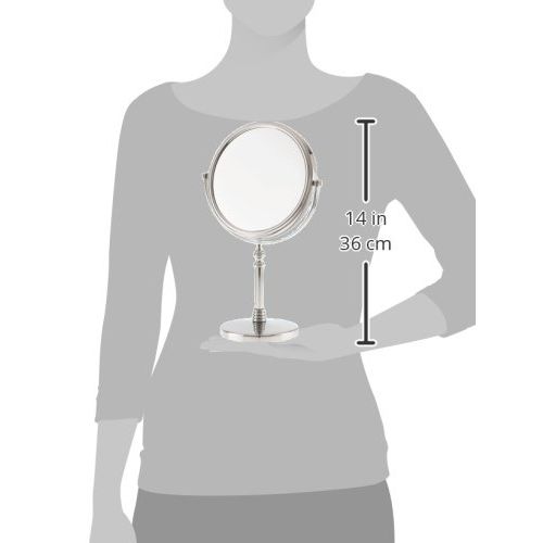  Danielle Creations Chrome Vanity Mirror, 10x Magnification