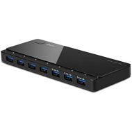 TP-LINK [2nd Gen] Tp-Link 7-Port USB 3.0 Ultra Slim Hub Including 3 BC 1.2 Charging Ports up to 5V, 1.5A with 24W Power Adapter for iMac MacBook Notebook Ultrabook Chromebook or Any PC