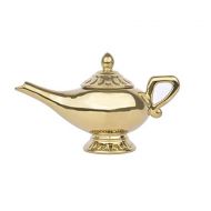 Disney Aladdin Genie Lamp Ceramic Teapot, 9 x 5.5 inches, 9 oz