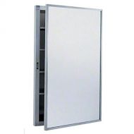 Bobrick 299 304 Stainless Steel Surface-Mounted Medicine Cabinet, Satin Finish, 17 Width x 26-78 Height x 5 Depth, 4 Shelves