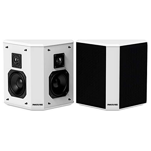  [아마존베스트]Fluance SXBP2WH Home Theater Bipolar Surround Sound Speakers (White)