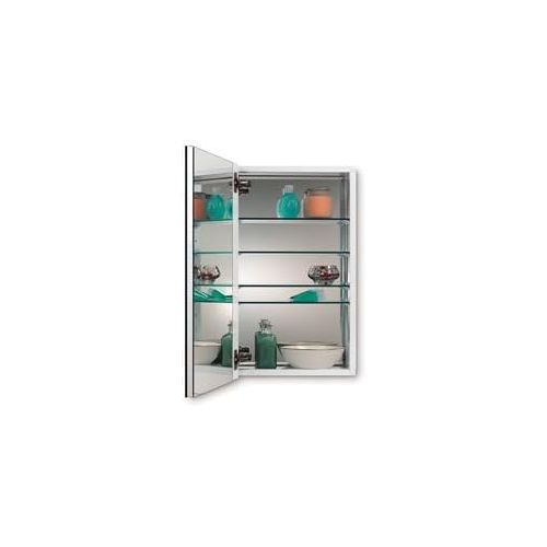  Jensen 52WH244DPFX Polished Edge Mirror Medicine Cabinet, 15 x 25