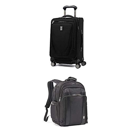  Travelpro Luggage Crew 11 21 Carry-on + Laptop Backpack (Black)