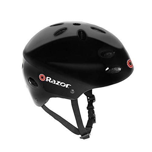 레이져(Razor) Razor V17 Youth SkateboardScooter Sport Helmet with Knee & Elbow Pads Set