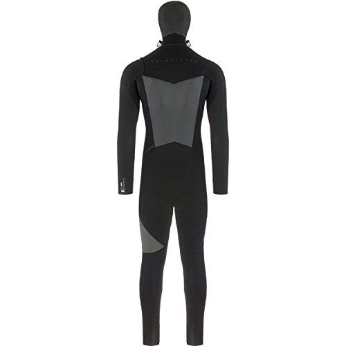 퀵실버 Quiksilver 543mm Syncro Series Chest Zip GBS Hooded Mens Full Wetsuits - BlackJet BlackX-Large Short