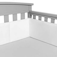 [아마존핫딜][아마존 핫딜] TILLYOU Baby Safe Crib Bumper Pads for Standard Cribs Machine Washable Padded Crib Liner Thick Padding for Nursery Bed 100% Silky Soft Microfiber Polyester Protector de Cuna, 4 Pie